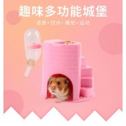 [Mã FMCG10K giảm 10K đơn 20K] Bộ bình nước, bát ăn, hốc ngủ, cầu thang cho hamster